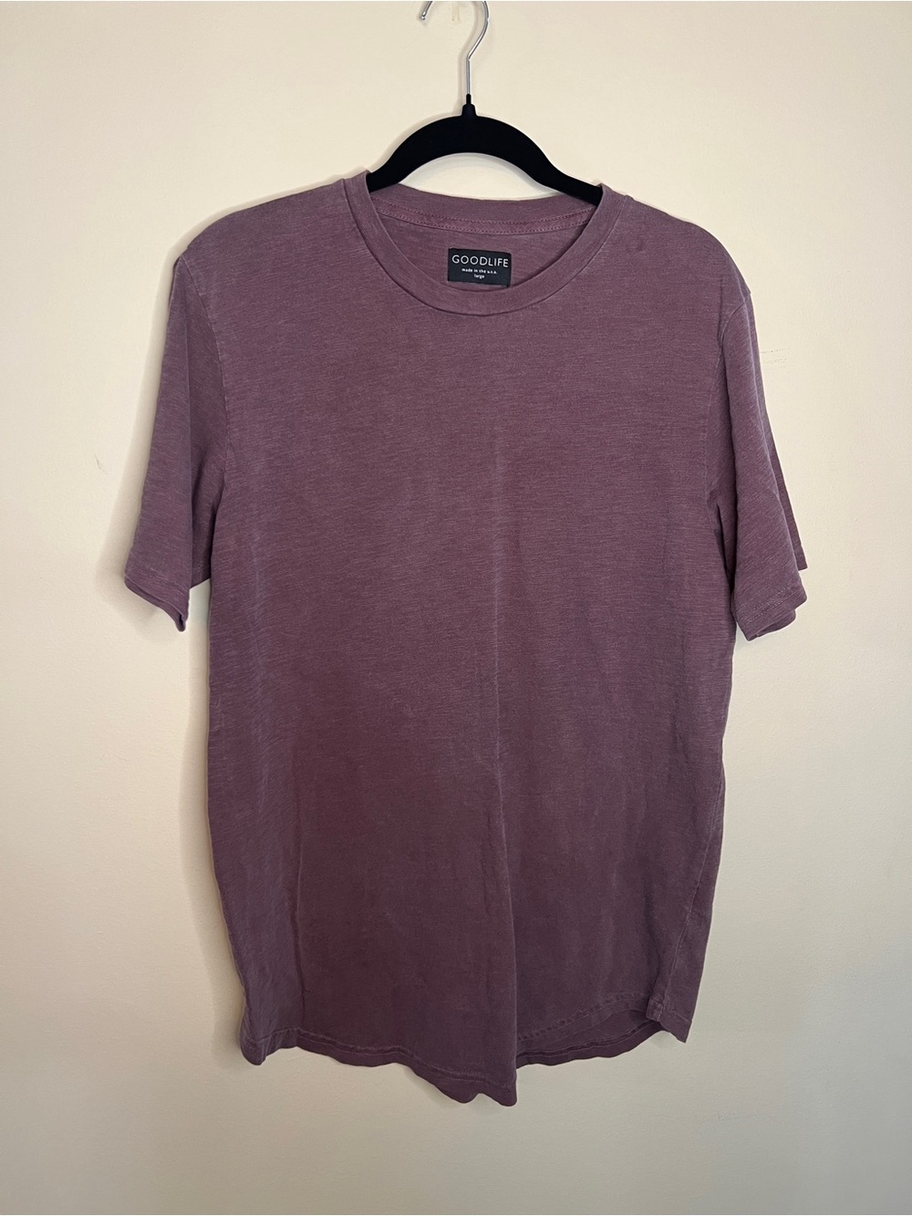 Goodlife Men's Crewneck T-Shirt in Dusty Mauve